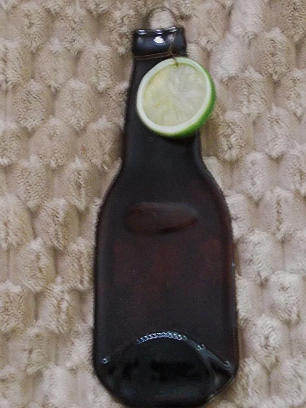 💕 3/$25 💕Beer Bottle Spoon Rest with Lime Slice